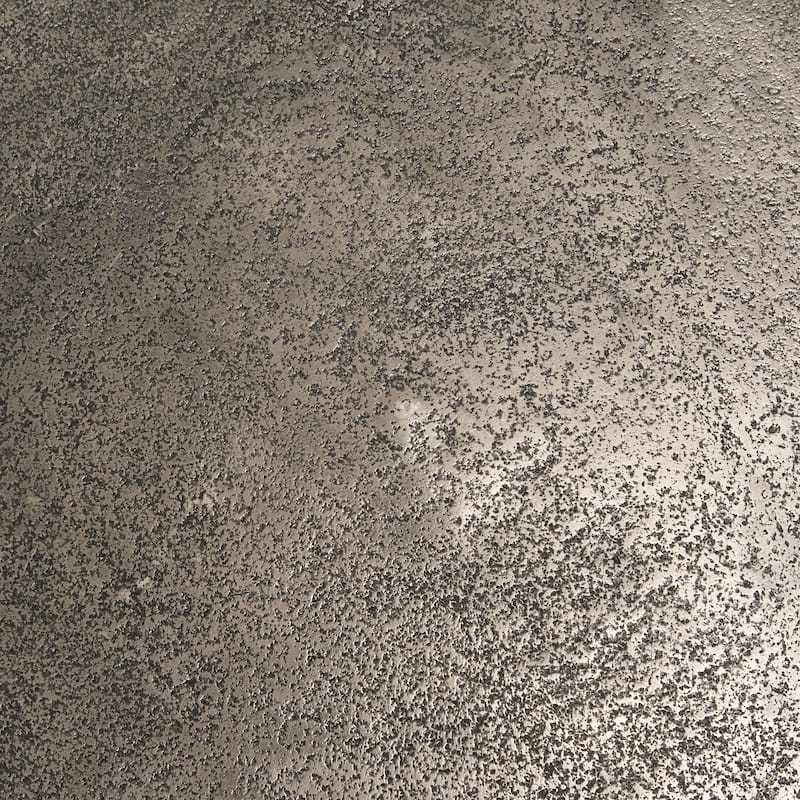 Maggie Textured Silver Nickel Cast Aluminum Metal Accent Table - 13.5L x 13.5W x 20.5H