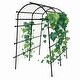 Garden Arch Trellis 7ft Extra Tall Polyethylene-coated Stainless Steel 