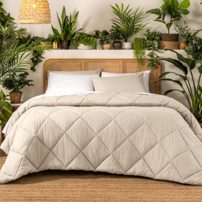 Ivy Union Microfiber Comforter Set - King - Sand - Diamond