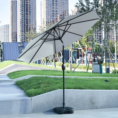 Amada 9 ft. Patio Umbrella with Fillable Base