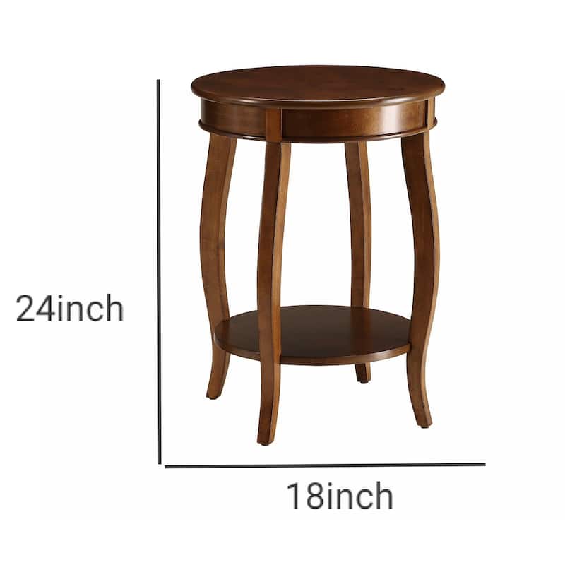 Amiable Side Table, Walnut brown