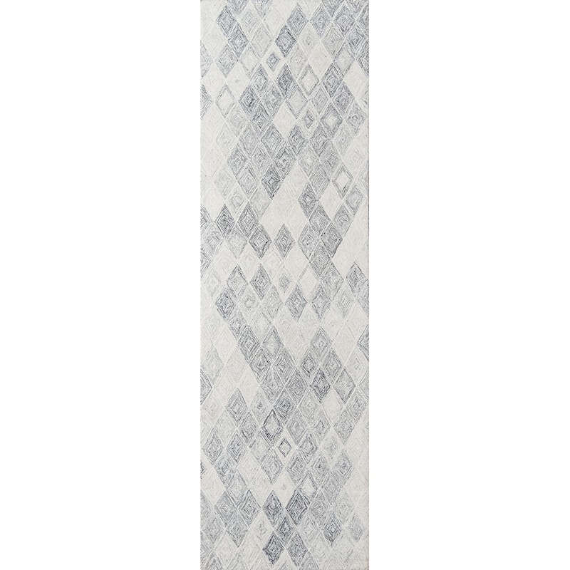Momeni Cortland Hand Tufted Wool Contemporary Geometric Area Rug
