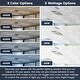preview thumbnail 2 of 5, Luxrite 2x4 FT Edge-Lit Frame LED Panel Lights, 5CCT 3000K-6500K, 5200/6500/7800LM, Dimmable, Damp Rated, ETL (4 Pack)