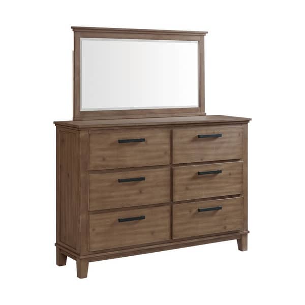 jaxon grey dresser Picket House Furnishings Jaxon 6-Drawer Dresser in Grey