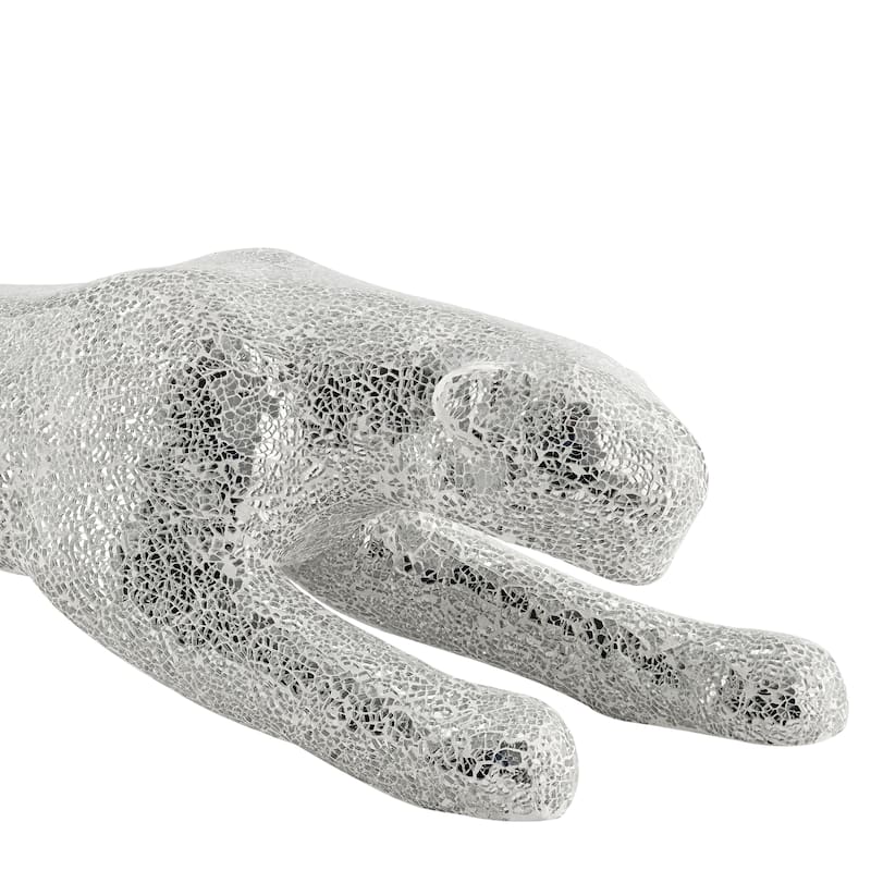 Sitting Panther Resin Sculpture - N/A