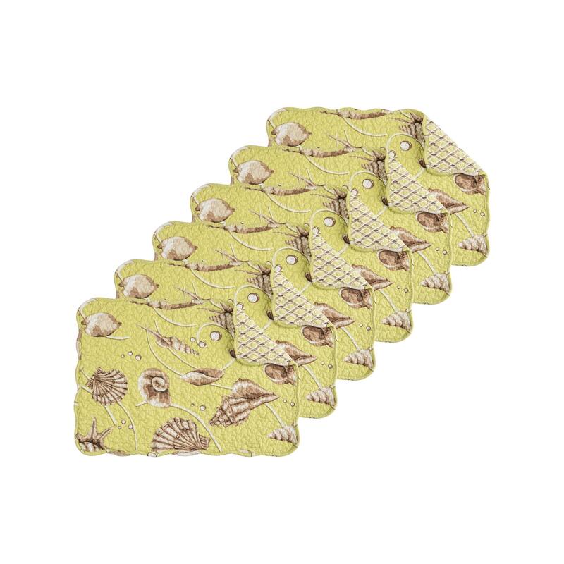 Baker Quilted Placemat Set 6