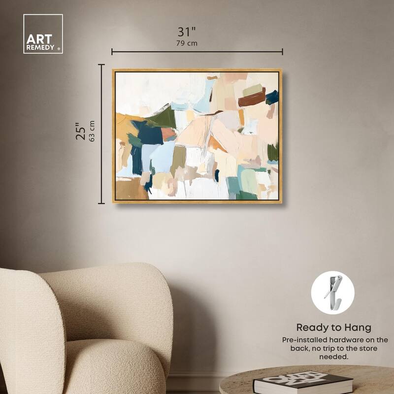 Pastel Mixture Canvas by Art Remedy