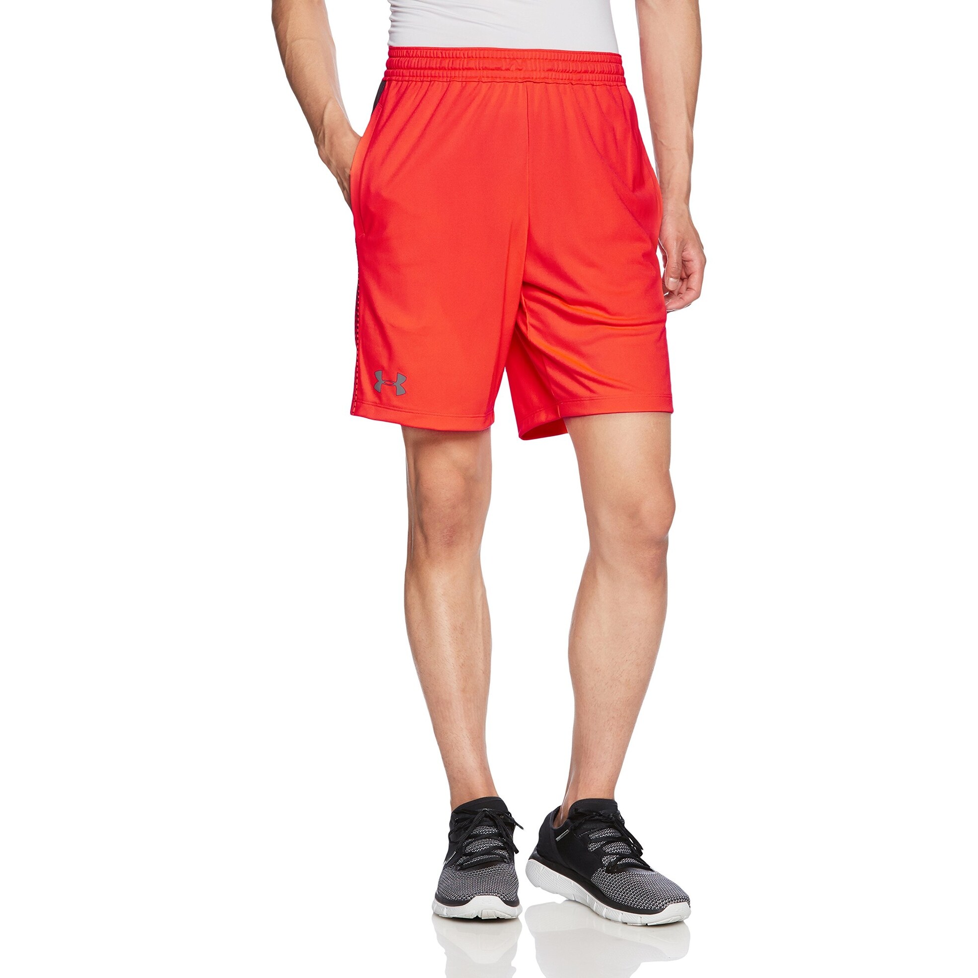 Shop Under Armour Orange Mens Size Small S Drawstring Basketball