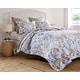 preview thumbnail 2 of 14, Greenland Home Fashions Tropics Finely Stitched Palm Leaf Reversible Quilt Set