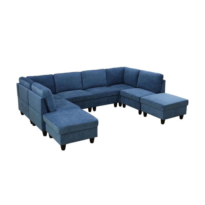 Convertible Modular Sofa Bed with Ergonomic Recline and Space-Saving Design