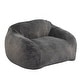preview thumbnail 6 of 11, Christopher Knight Home- Emma Faux Fur Foam Bean Bag Chair