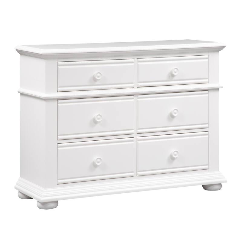 Liberty Furniture Summer House Youth Panel Bedroom Set with Bed, Dresser, Mirror- Full or Twin