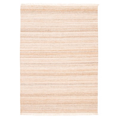 Boho Beige, Tan Kilim 5'5" x 7'7" - 5'5 x 7'7