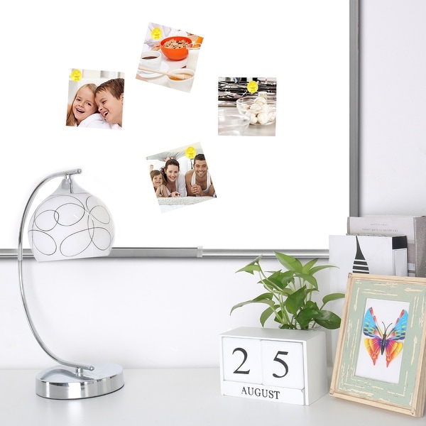 36pcs Memo Push Pin Magnets Fridge Kitchen Office Boards Green+Yellow+Clear