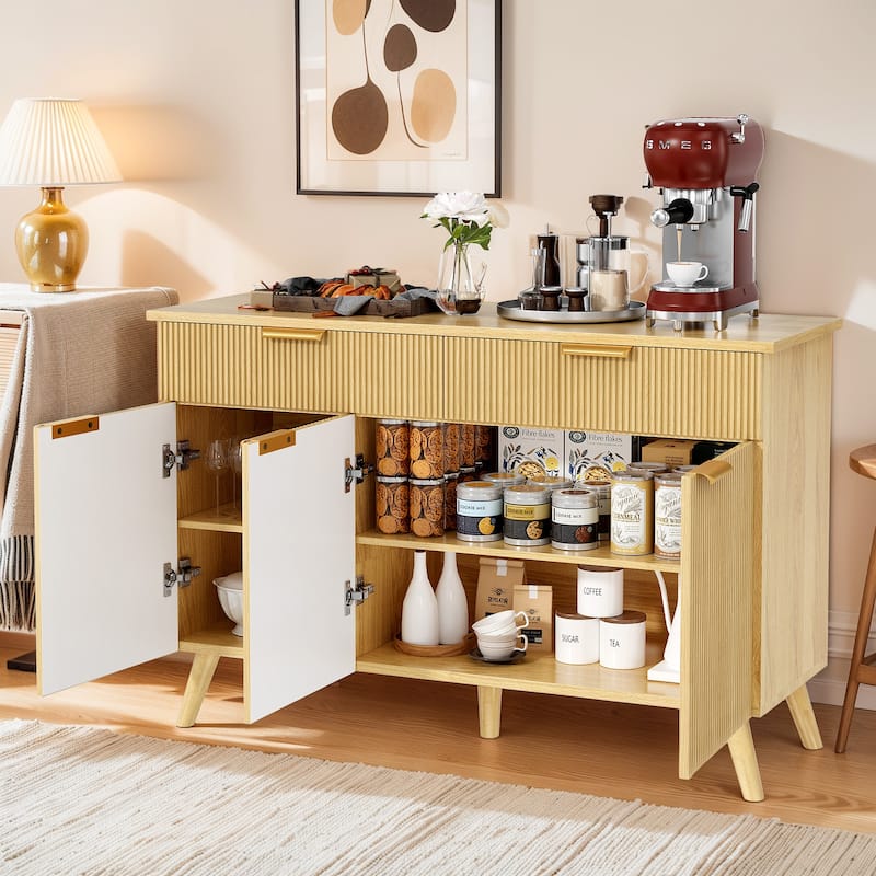Pocassy 47-Inch Buffet Cabinet with Storage