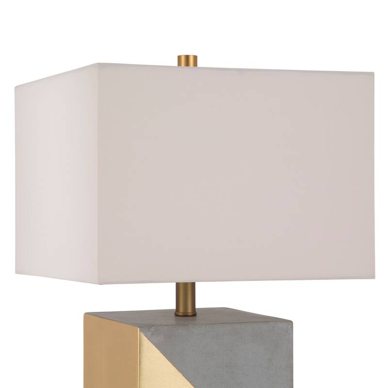 Carson Carrington Saitaniemi Gold Dipped Concrete Table Lamp