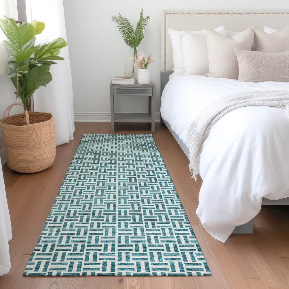 Premium Washable Super Soft Modern Geo Mayfield Rug