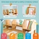 preview thumbnail 8 of 9, Costway Bamboo Kids Study Desk And Chair Set Height Adjustable Home - See Details