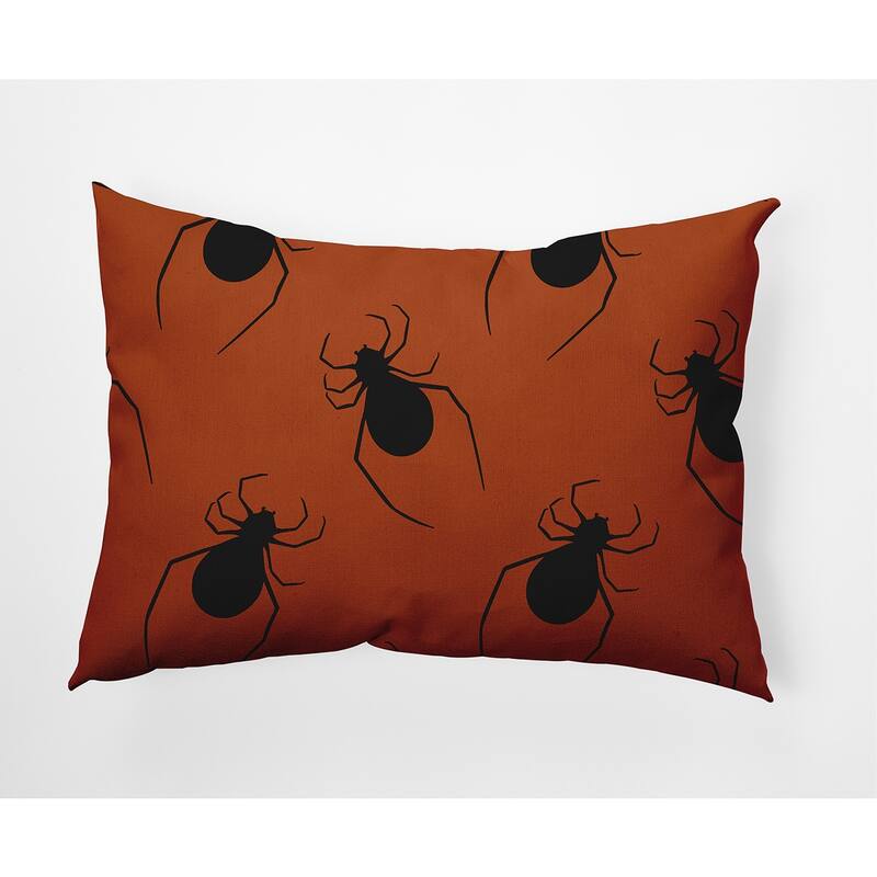 Crawling Spiders Decorative Throw Pillow