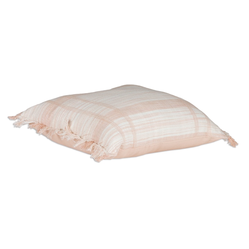 Novica Handmade Passionate Peach Cotton Cushion Covers (Pair)