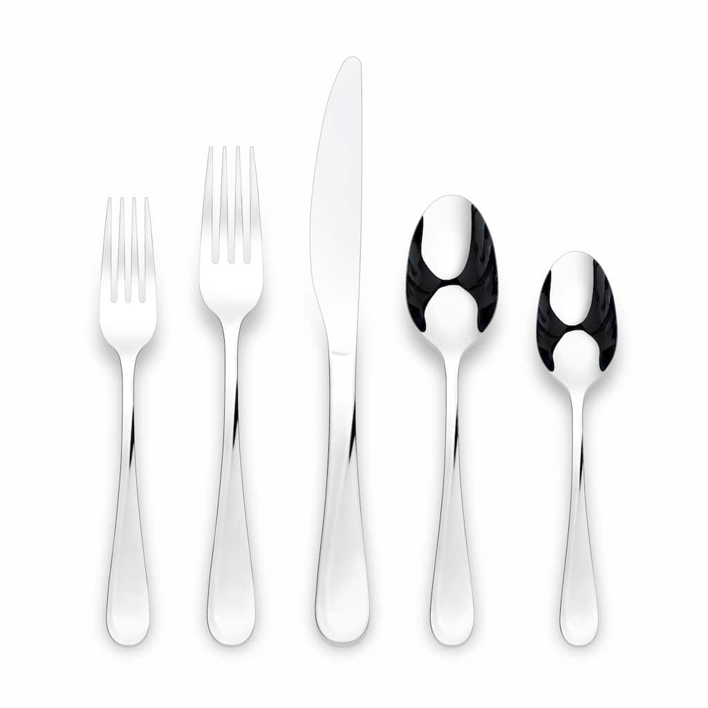 Ornative NOA 18/0 Stainless Steel Mirror Flatware Set