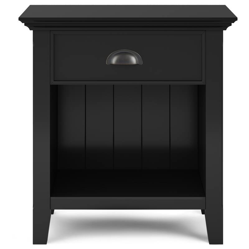 WYNDENHALL Normandy SOLID WOOD 24 inch Wide Bedside Nightstand Table
