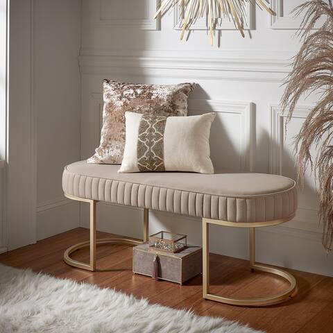 Anais Upholstered Bench by iNSPIRE Q Bold