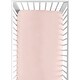 preview thumbnail 1 of 4, Solid Pink Girl Fitted Crib Sheet - Light Blush Luxurious Elegant Princess Vintage Boho Shabby Chic Luxury Glam Rose Collection