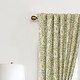 preview thumbnail 2 of 3, Waverly Paisley Cotton Verveine Window Curtain Panel Pair - 100x84