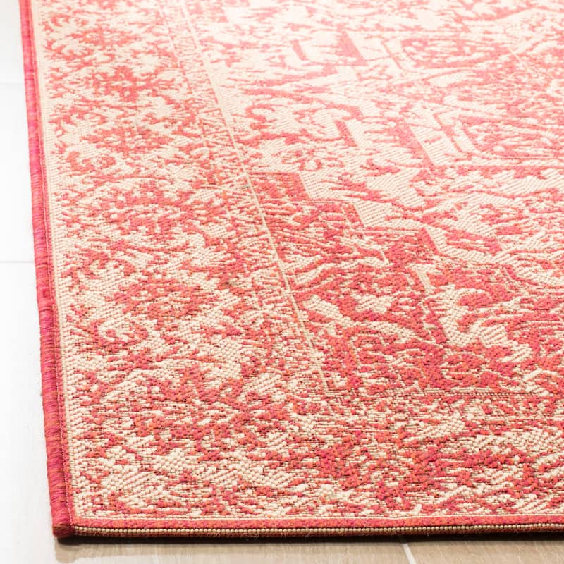SAFAVIEH Linden Rick Indoor/ Outdoor Waterproof Patio Backyard Rug