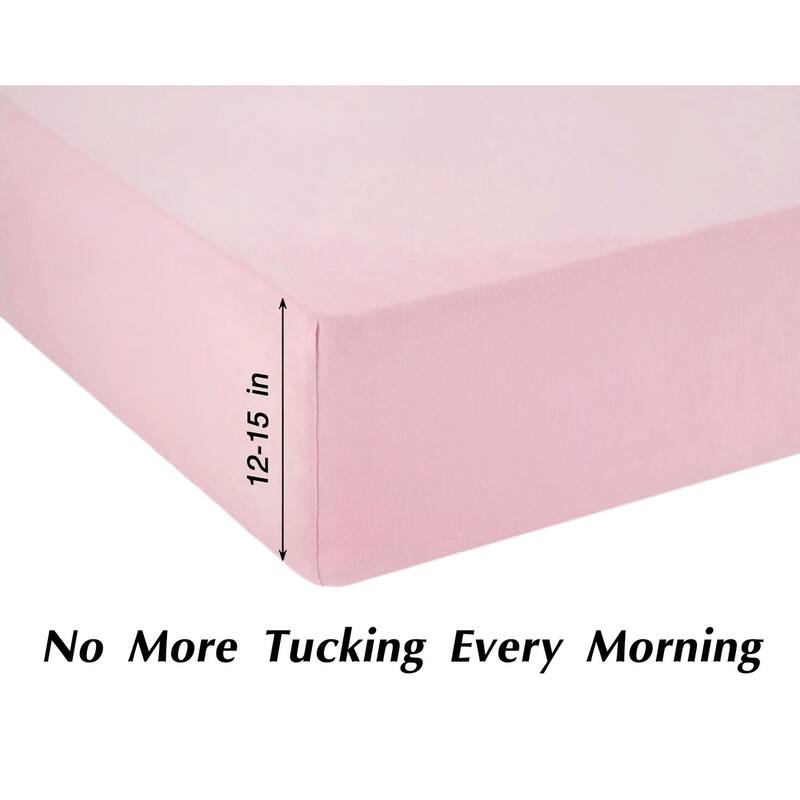 OrganicClub Ultra Soft Cotton Fitted Sheet