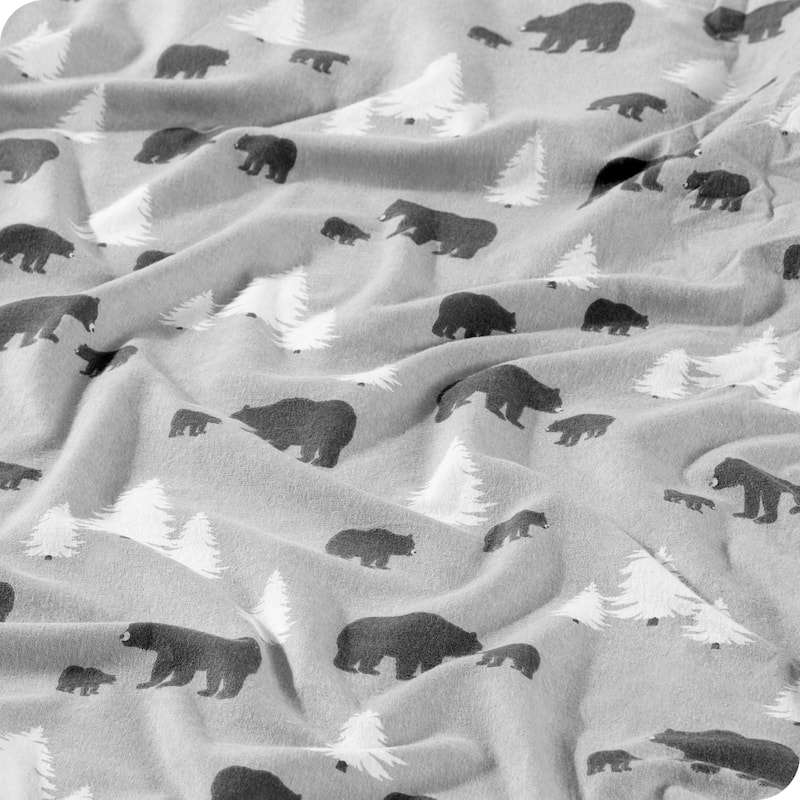 Bare Home Cotton Flannel Sheet Set - Velvety Soft Heavyweight