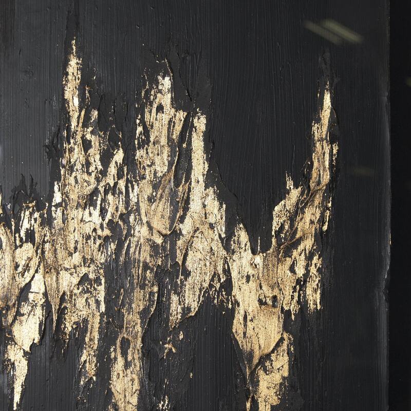 Struck by Studio M a handmade Original Framed 3D Textured Artwork under Glass