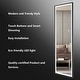 preview thumbnail 16 of 46, LED Full Length Wall Mounted Mirror, Dress Mirror, Hanging Mirror