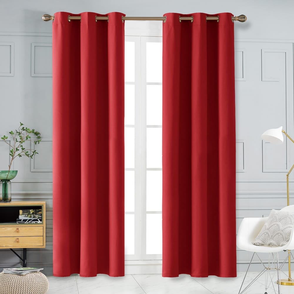 Deconovo Insulated 42 Width Curtain Panel Pair (2 Panel)
