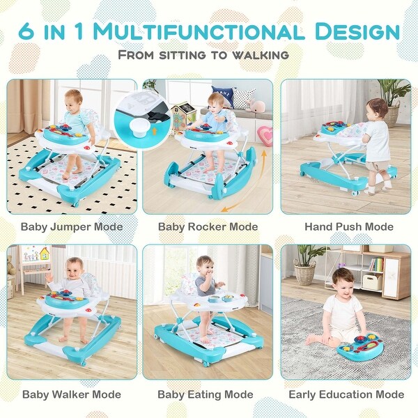 ドローイング『Baby Mobile』 Pamo Babe Unisex Portable Baby Play Yard Include Wheels