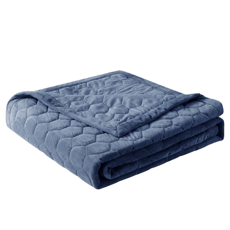 Reversible Mini Honeycomb Down Alternative Blanket Twin