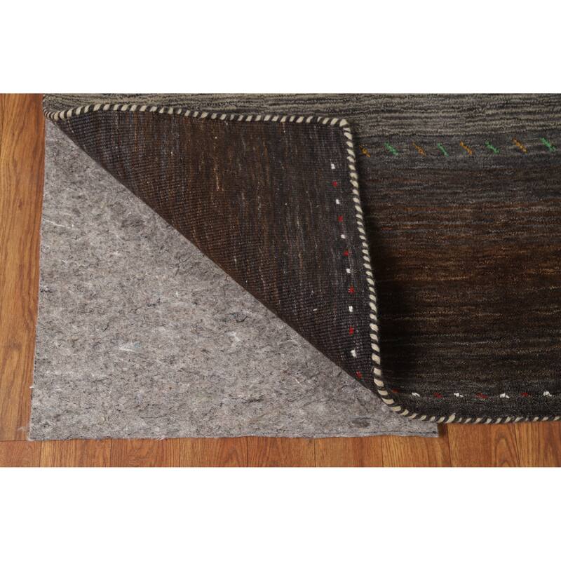 Gabbeh Indian Rug Handmade Contemporary Wool Carpet - 4'1" x 5'10"