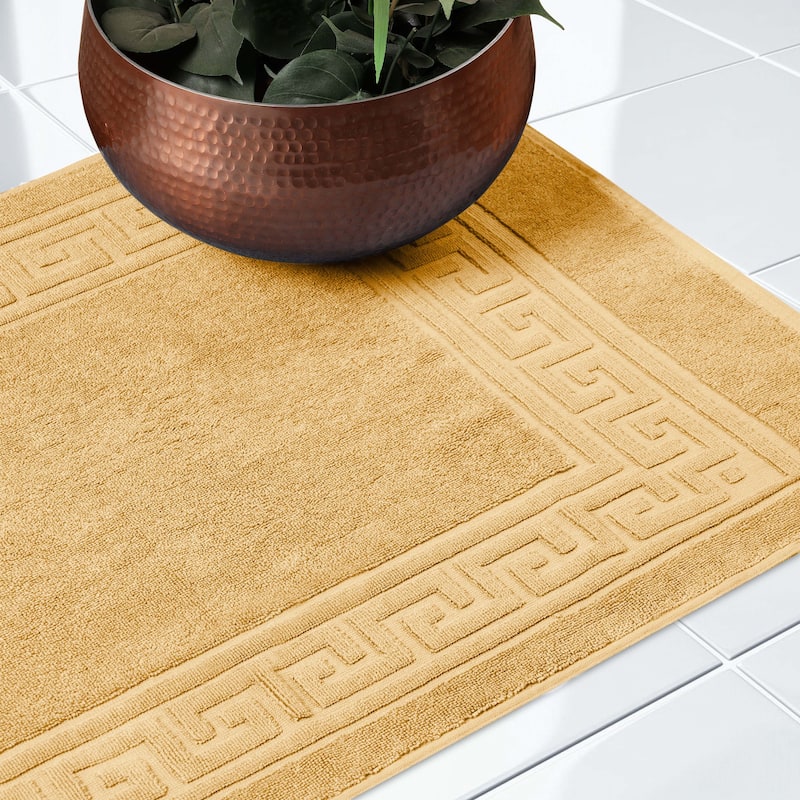 Superior Plush & Absorbent 900 GSM Cotton Bath Mat - (Set of 2)