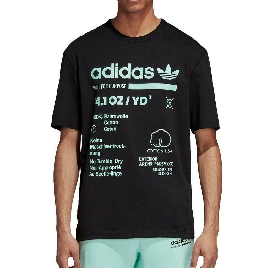 adidas black tee