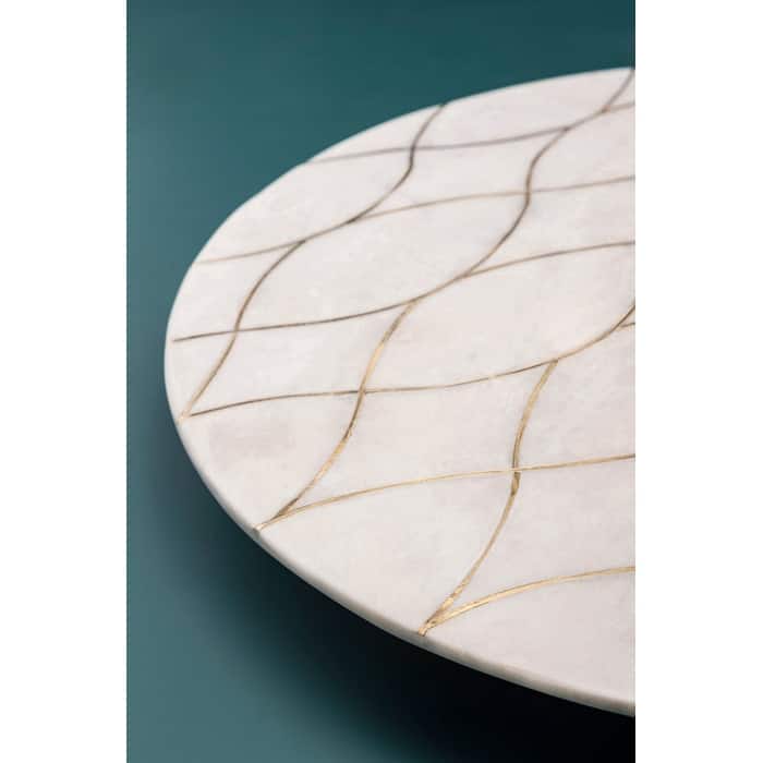 Miranda Marble Lazy Susan 16"