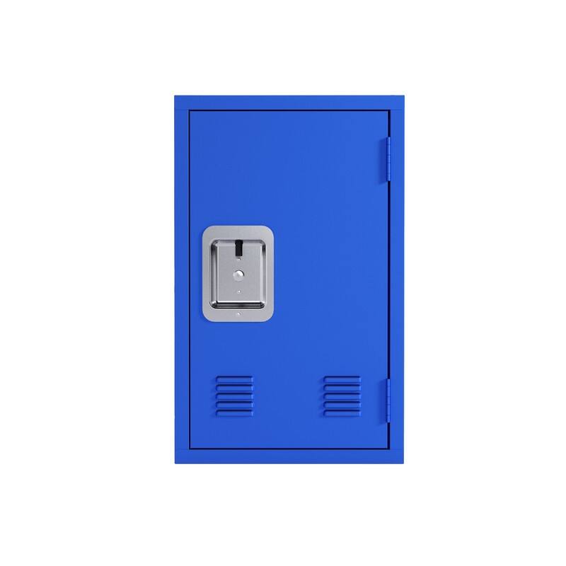 Steel Personal Safe Storage Cabinet - Blue