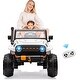 preview thumbnail 7 of 31, 24V 2 Seater Electric Ride On Truck with Remote Control White