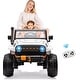 preview thumbnail 10 of 24, 24V Kids 2 Seater Ride On Truck Car Electric Vehicles w/Remote Control White