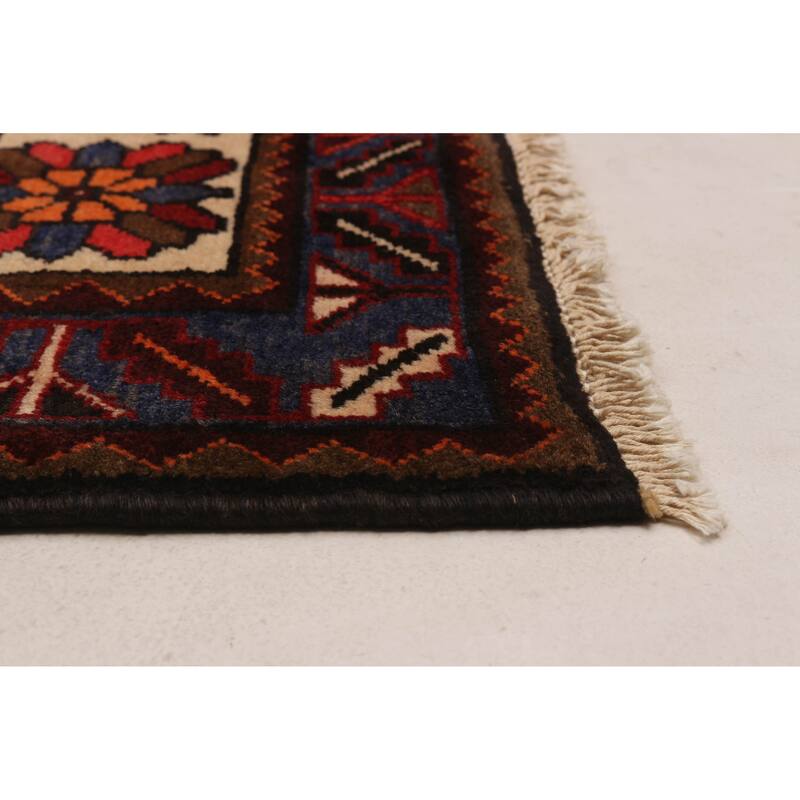 ECARPETGALLERY Hand-knotted Anadol Red Wool Rug - 3'6 x 9'5