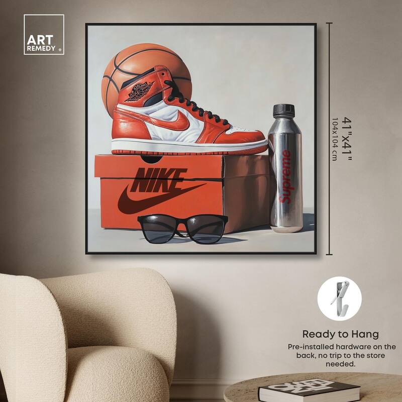 Basketball Practice Canvas by Art Remedy