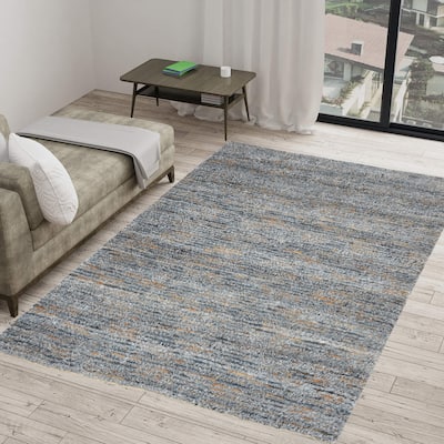 Domani Club Ombre Ocean Jute & Recycled Fiber Rug