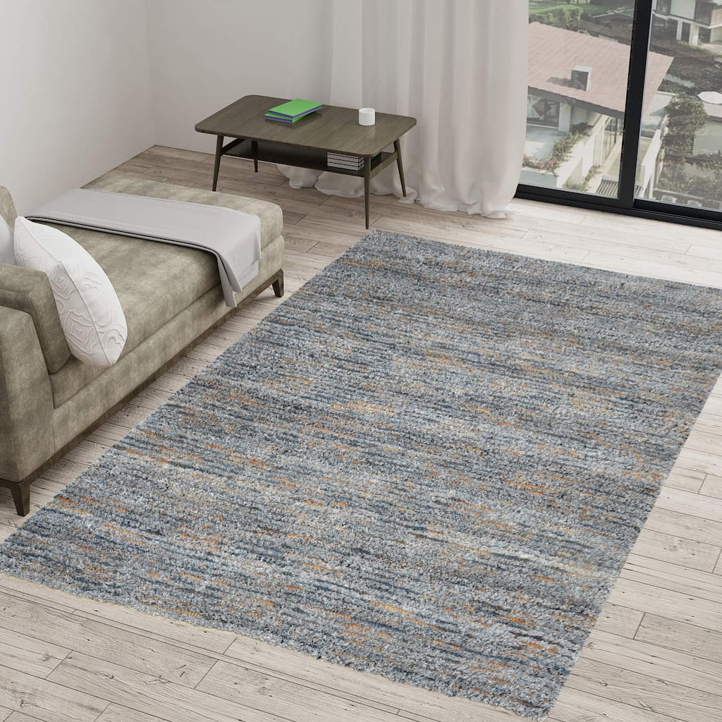 Domani Club Ombre Ocean Jute & Recycled Fiber Rug