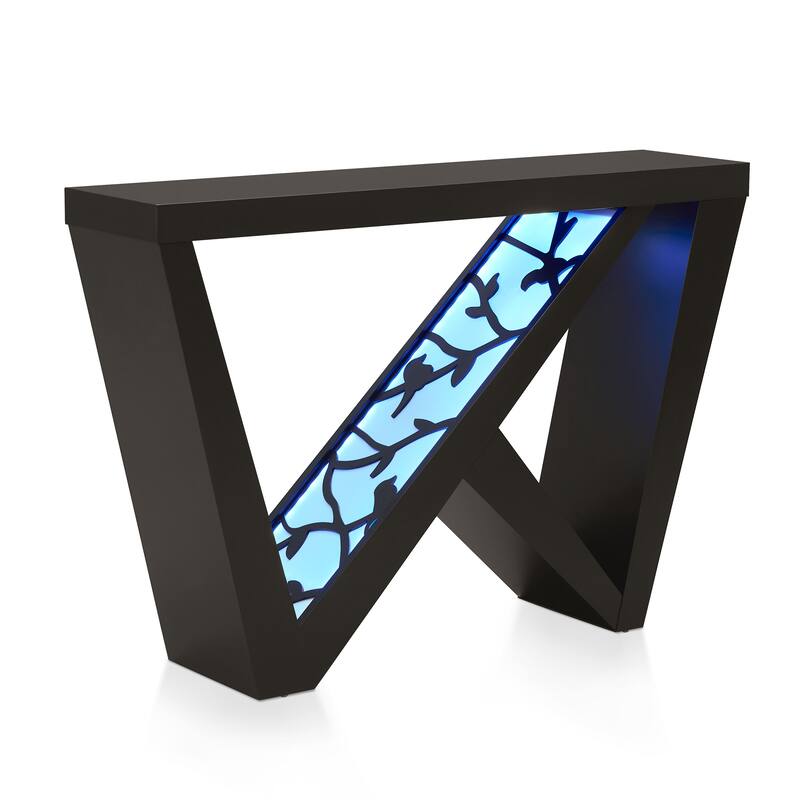 DH BASIC Modern Decorative Console Table with W-Shaped Legs by Denhour