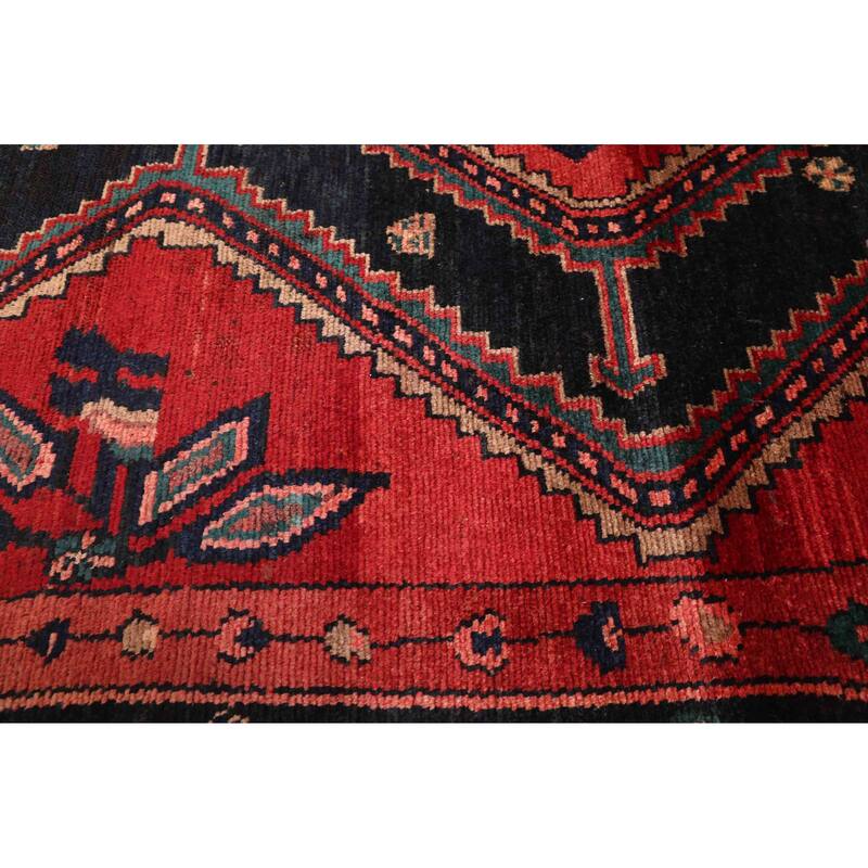 ECARPETGALLERY Hand-knotted Konya Anatolian Dark Navy, Red Wool Rug - 4'9 x 8'6